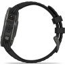 Часы GARMIN FENIX 6 SAPPHIRE CARBON GRAY DLC WITH BLACK BAND 010-02158-11