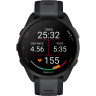 Смарт-часы GARMIN FORERUNNER 165 MUSIC, черный/сланцево-серый силиконовый ремешок 010-02863-30